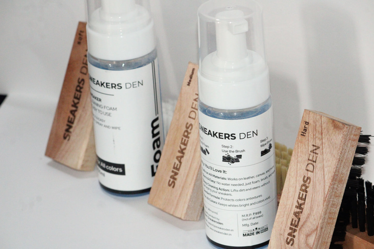 SneakersDen Shoe Cleaner Bottles (Set of 2)