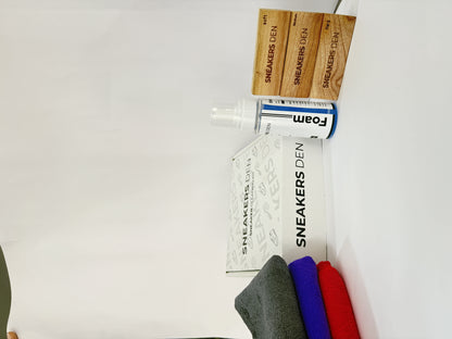 SneakersDen Shoe Cleaning Kit | Sneaker Cleaner with Cloth & Brush Set