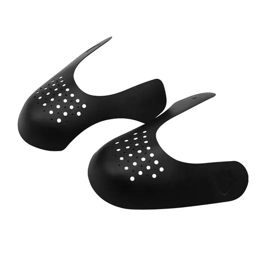 SneakersDen black sneaker crease guard with ventilation holes designed to prevent creases in sneakers